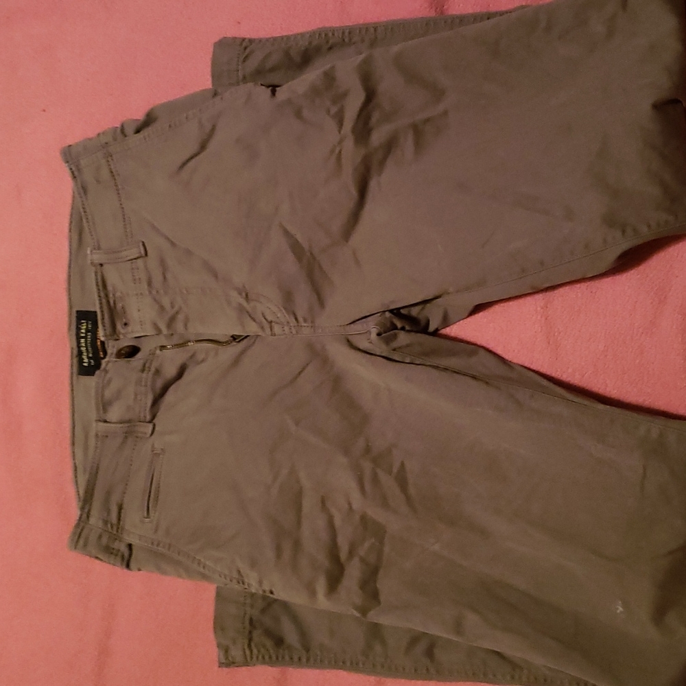 American Eagle Size 28x 30 Grey Khaki Pant Size Boys/Men